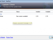 Disponible KeePass 2.19