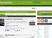 Listas Spotify: escuchar streaming de listas de música previamente armadas