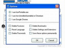 IronCleaner para acelerar Chrome, Chromium o SrWare