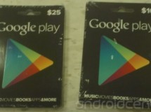 Parece que se podrán usar ‘tarjetas regalo’ para comprar aplicaciones en Google Play