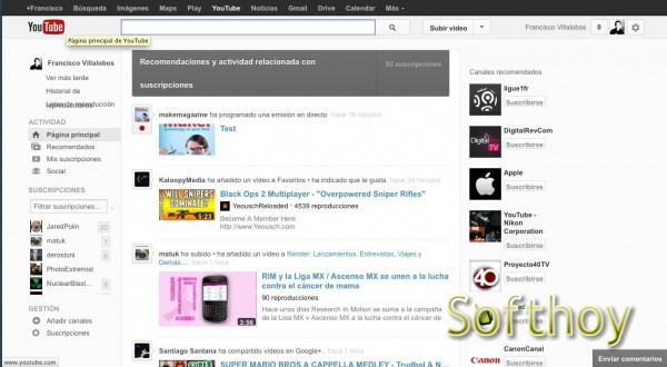 Prueba el nuevo diseño experimental de YouTube