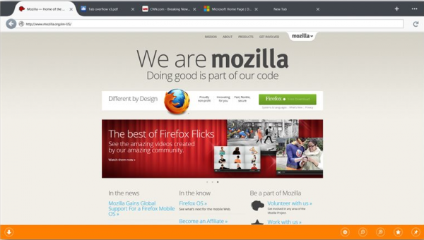 Firefox Metro UI