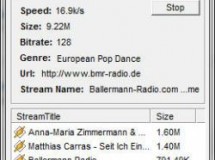 ESFSoft Radio Downloader descarga música de radios ShoutCast