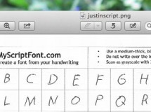 Convierte tu escritura a mano en una fuente para usar en tus documentos