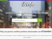Weelp, buscador solidario que destina sus ingresos a causas sociales
