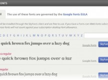 Ya puedes usar las fuentes de Google