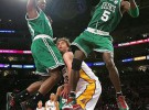 Bryant y Gasol lideran la victoria de los Lakers ante los Celtics por 92-83