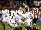 El Sevilla ganó 2-1 al Athletic de Bilbao en la ida de las semifinales de la Copa del Rey