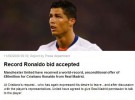 El Manchester United acepta la oferta del Real Madrid por Cristiano Ronaldo