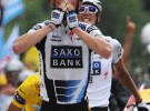 Tour’09 Etapa 17: los hermanos Schleck y Contador llegan de la mano a Le Grand Bornard