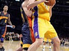 La pareja Kobe Bryant – Pau Gasol anota 71 puntos en la victoria de los Lakers ante los Warriors