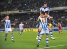 Liga Española 2009/10 2ª División: la Real gana el derby vasco y se coloca al frente del tridente de cabeza