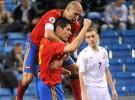 Europeo F.Sala: España golea 9-1 a Bielorrusia en el primer partido