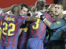 Liga Española 2009/10 1ª División: el Barcelona gana al Sevilla y se acerca al título pero el Real Madrid retrasa el alirón
