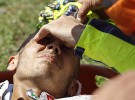 GP de Italia de motociclismo: Valentino Rossi sufre una caída y se fractura tibia y peroné