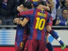 Liga Española 2010/11 1ª División: el F.C. Barcelona gana por 1-5 en campo del Espanyol con dobletes de Villa y Pedro
