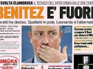 Rafa Benítez incendia el Inter de Milán con sus declaraciones y podría ser destituido en breve