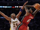 NBA: un triple doble de Lebron James conduce a Miami Heat a la victoria ante Los Ángeles Lakers