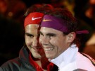 Rafa Nadal y Roger Federer jugaron un partido solidario en Zurich antes de llegar a Madrid, donde jugarán el miércoles