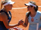 Roland Garros 2011: Wozniacki, Zvonareva y Schiavone a tercera ronda, ganó Nuria Llagostera pero pierde María Martínez Sánchez