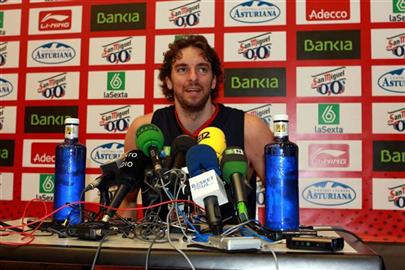 Pau Gasol: «los que estamos aquí somos los 15 mejores jugadores de España»