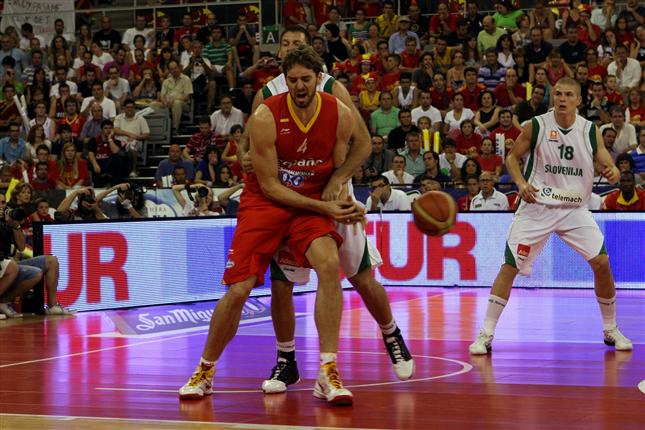 Preparación Eurobasket Lituania 2011: España repite victoria contra Eslovenia pero en Granada