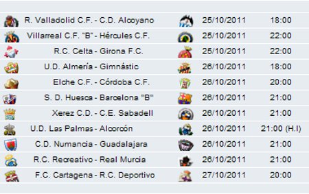 Liga Española 2011/12 2ª División: previa, horarios y retransmisiones de la Jornada 1