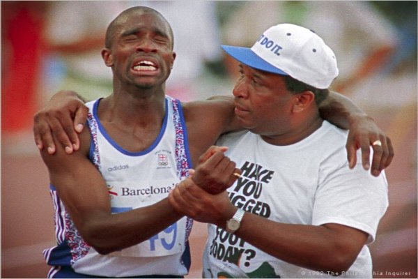 Barcelona 92, Derek Redmond y el espíritu olímpico