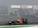 GP de India 2011 de Fórmula 1: Vettel gana, Button y Alonso le acompañan en el podium