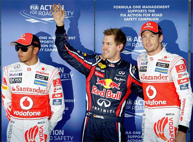 GP de Japón 2011 de Fórmula 1: pole para Vettel por delante de Button y Hamilton, Alonso 5º