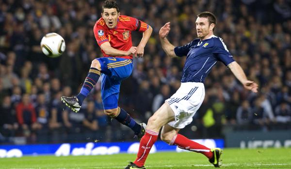 Clasificación Eurocopa 2012: España gana a Escocia y  Silva se luce con dos goles y una asistencia