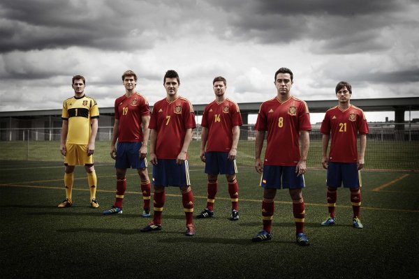 La nueva camiseta de España para la Eurocopa 2012