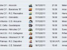 Liga Española 2011/12 2ª División: previa, horarios y retransmisiones de la Jornada 18
