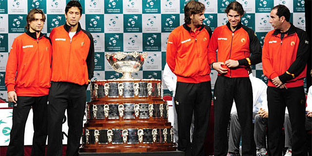 Final Copa Davis 2011: se celebró el sorteo que deparó el orden de partidos entre España-Argentina