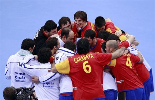 Selección española de balonmano para el Europeo de Serbia 2012