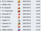 Liga Española 2011/12 1ª División: horarios y retransmisiones de la Jornada 21