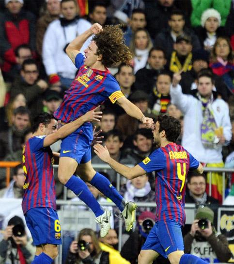 Copa del Rey 2011/12: el Barcelona gana 1-2 al Real Madrid y toma ventaja