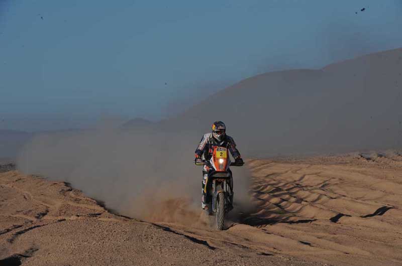 Dakar 2012 Etapa 9: Desprès gana en motos y recupera el liderato