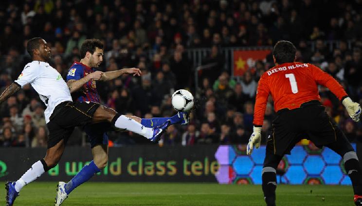 Copa del Rey 2011/12: el F.C. Barcelona elimina al Valencia y jugará la final ante el Athletic