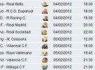 Liga Española 2011/12 1ª División: horarios y retransmisiones de la Jornada 22