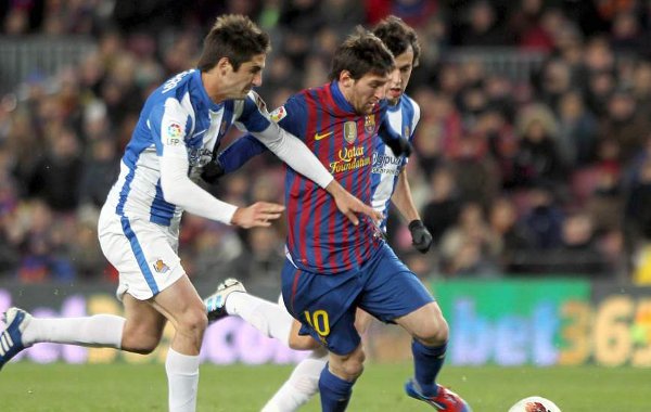 Messi marcó ante la Real Sociedad pero no jugo un buen partido