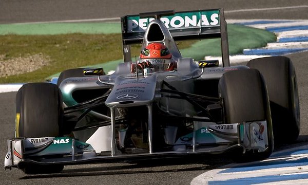 Pretemporada Fórmula 1: Michael Schumacher domina el segundo día en Jerez