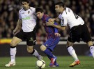 Copa del Rey 2011/12: empate a 1 entre Valencia y Barcelona