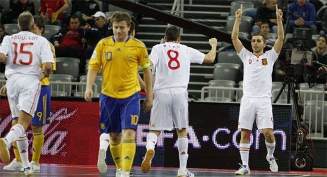 Europeo Croacia Fútbol Sala: España vence a Ucrania y es primera de grupo