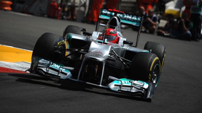 GP de Mónaco 2012 de Fórmula 1: Schumacher marca el mejor tiempo pero Webber saldrá desde la pole