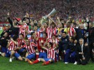 Europa League 2011/12: el Atlético de Madrid, campeón tras ganar 3-0 al Athletic de Bilbao