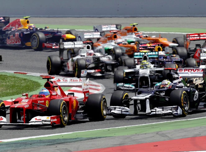 GP de España 2012 de Fórmula 1: Pastor Maldonado gana por delante de Alonso y Raikkonen