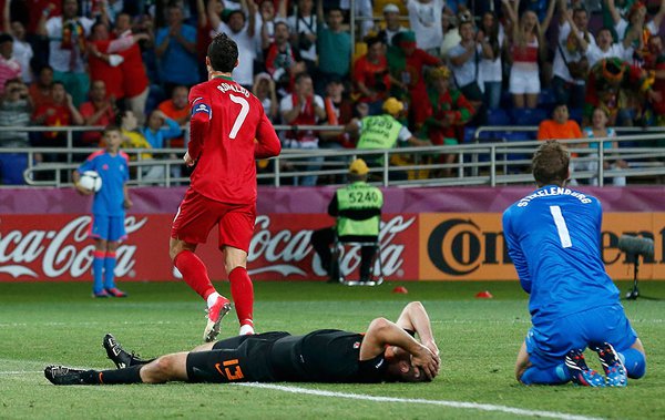 Cristiano Ronaldo firmó la sentencia de muerte de Holanda 