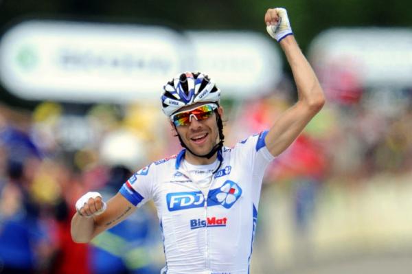 Tour de Francia 2012: Pinot, el ciclista más joven del pelotón, gana la etapa de hoy