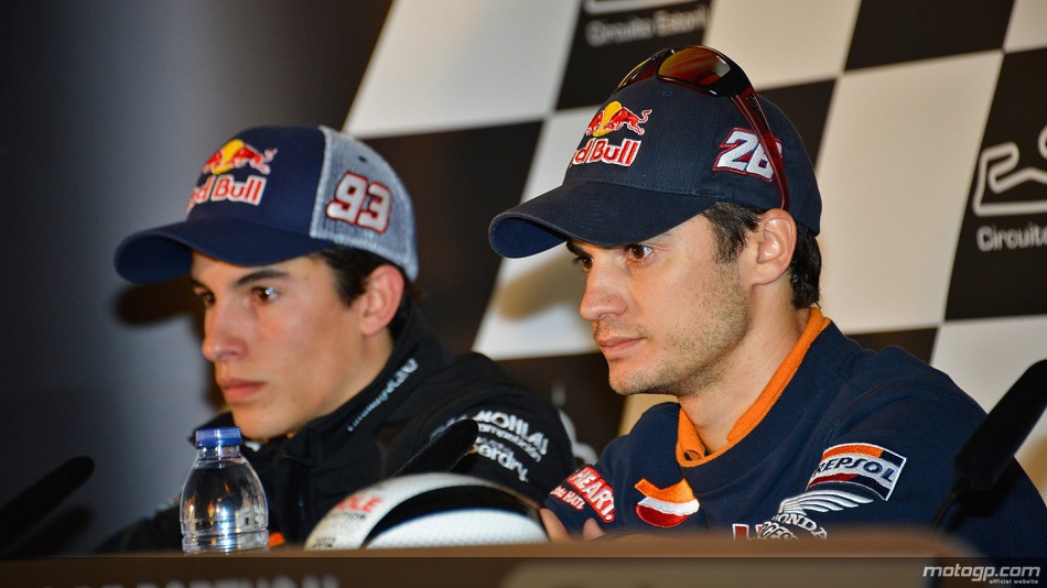 Dani Pedrosa y Marc Márquez, juntos en HRC en 2013 y 2014